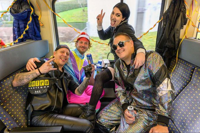 Pirmin, Seppl, Chantal und Lümmel.