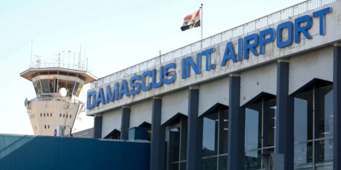Flughafen von Damaskus im Oktober 2020. Flughafen