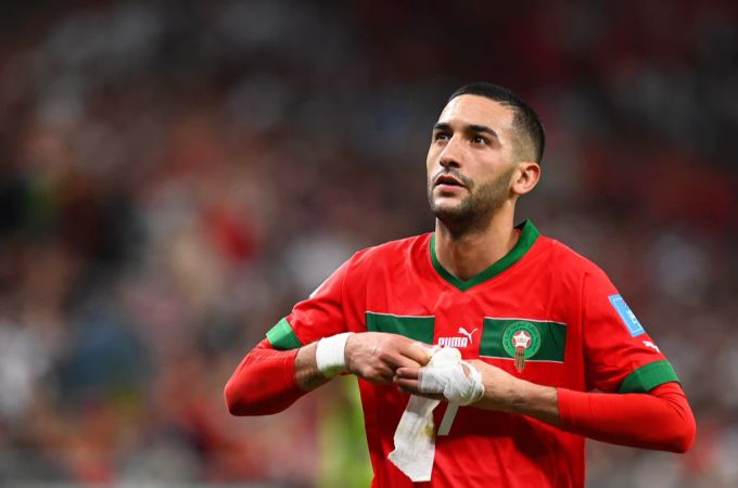 Hakim Ziyech im Einsatz an der WM 2022 in Katar. Wm 2022