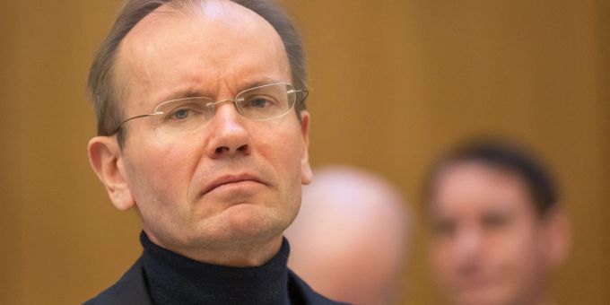 Der frühere Wirecard-Vorstandschef Markus Braun am zweiten Verhandlungstag im Gerichtssaal in München. Der frühere Wirecard-Vorstandschef Markus Braun am zweiten Verhandlungstag im Gerichtssaal in München.