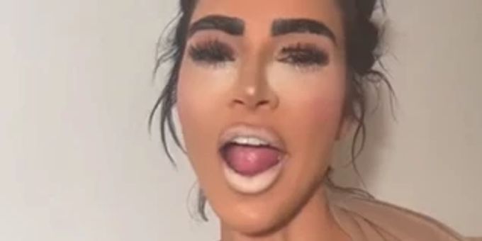 Huch! - Wie sieht Reality-Queen Kim Kardashian denn plötzlich aus?