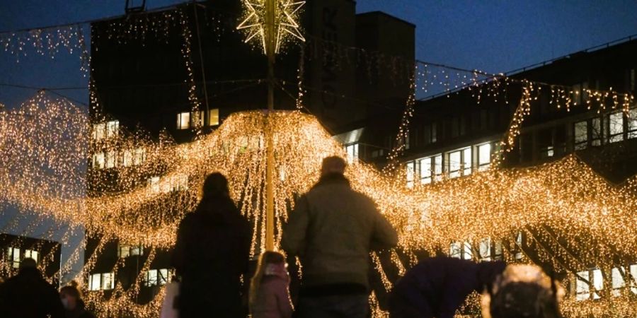 Fussgängerzone in Essen im Dezember 2020