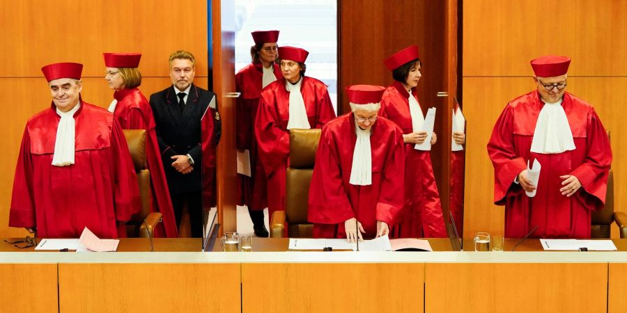 Der Zweite Senat des Bundesverfassungsgerichts.