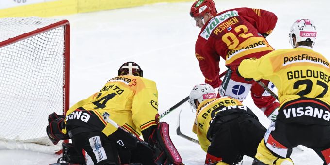 Die SCL Tigers gewinnen das Derby in der National League gegen den SCB. National League
