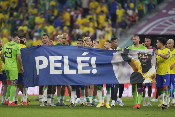 Schon an der WM 2022 sorgte sich die «Seleçao» um ihren König. Pelé