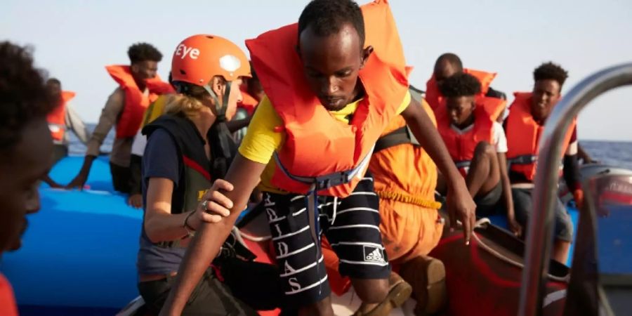 Sea-Eye veröffentlichte Fotos von der Rettungsaktion