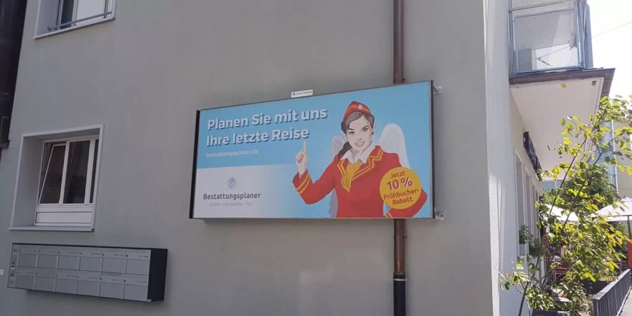 Bestattungswerbung in Bern