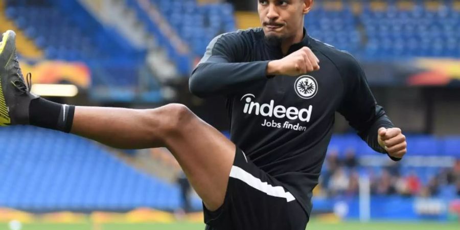 Auf dem Sprung nach England?: Eintracht-Stürmer Sebastien Haller. Foto: Arne Dedert