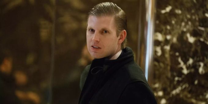 Donald Trumps dritter Spross Eric Trump. donald trump eric trump
