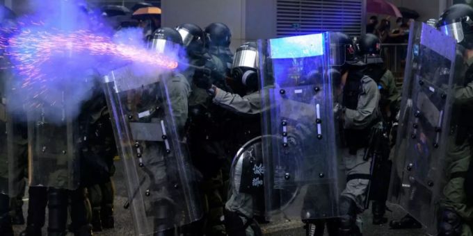 Hongkong - Hongkonger Polizei rechtfertigt hartes Vorgehen gegen Demonstranten
