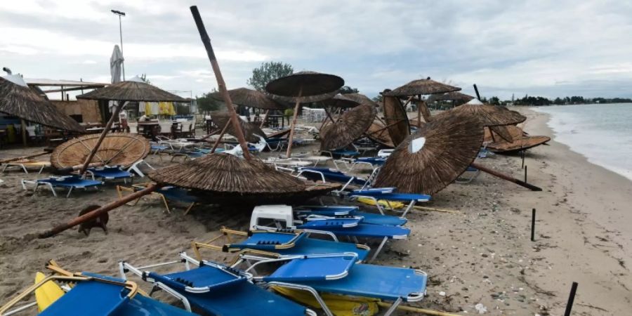 Tornado wütet über Region Chalkidiki