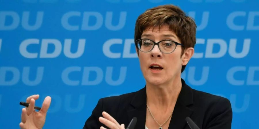 CDU-Chefin Annegret Kramp-Karrenbauer