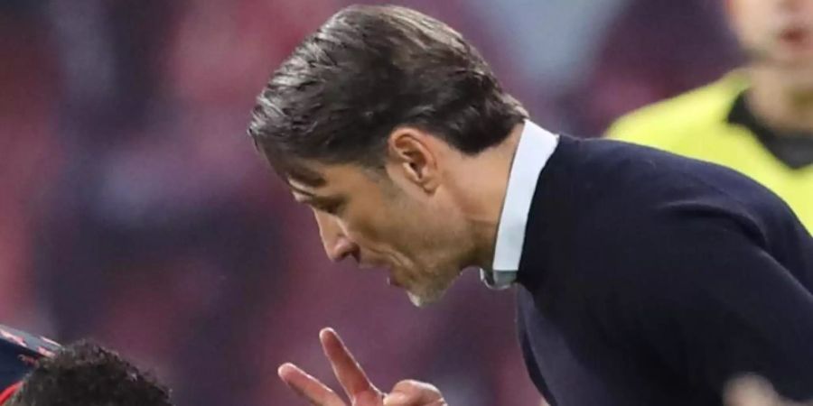 Steht nach dem Remis gegen RB Leipzig in der Kritik: Bayern-Trainer Niko Kovac. Foto: Jan Woitas