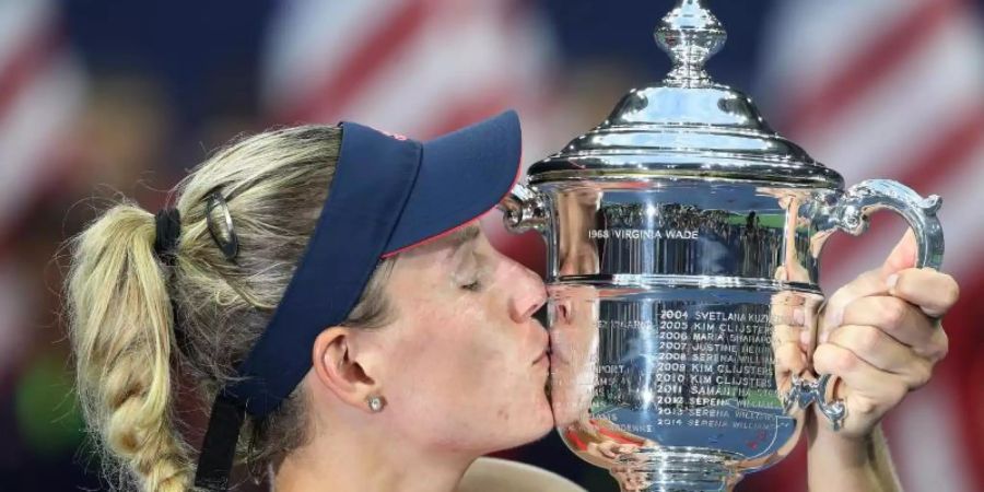 Siegte 2016 bei den US Open: Angelique Kerber. Foto: Justin Lane/epa