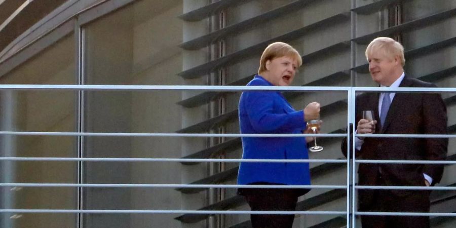 Boris Johnson Angela Merkel