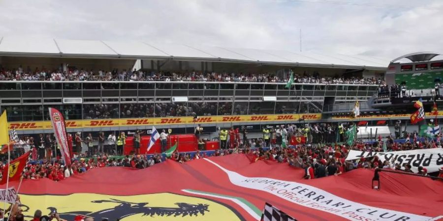 Der Grosse Preis von Italien ist nicht irgendein Rennen der Formel 1, es ist das Heimrennen der Scuderia Ferrari, seit 1950 dabei. Foto: Antonio Calanni/AP