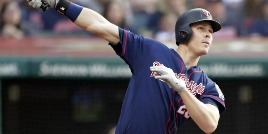 Max Kepler spielt in der MLB für die Minnesota Twins. Foto: Tony Dejak/AP