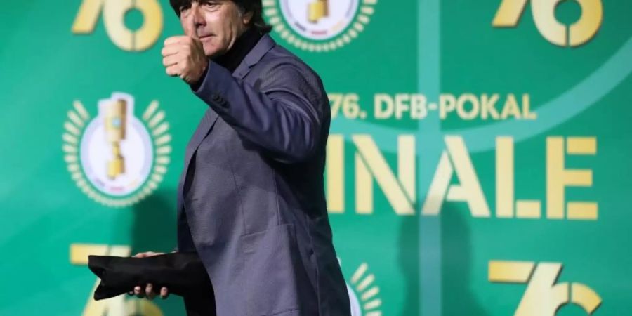 Joachim Löw steht auf deutsche Schlager. Foto: Christian Charisius