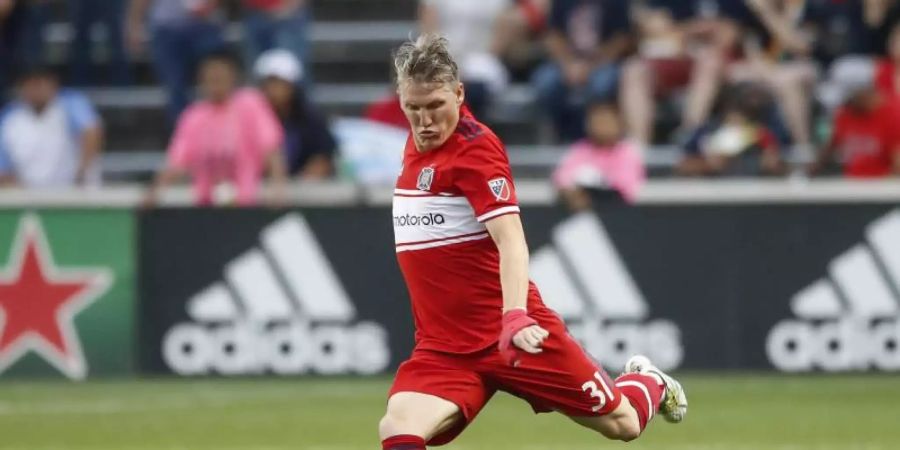 Bastian Schweinsteiger feierte mit Chicago einen Sieg. Foto: Kamil Krzaczynski/AP