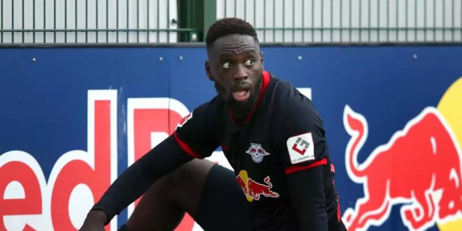 Leipzigs Jean-Kevin Augustin könnte bald zum französischen Erstligisten OGC Nizza wechseln. Foto: Ronny Hartmann