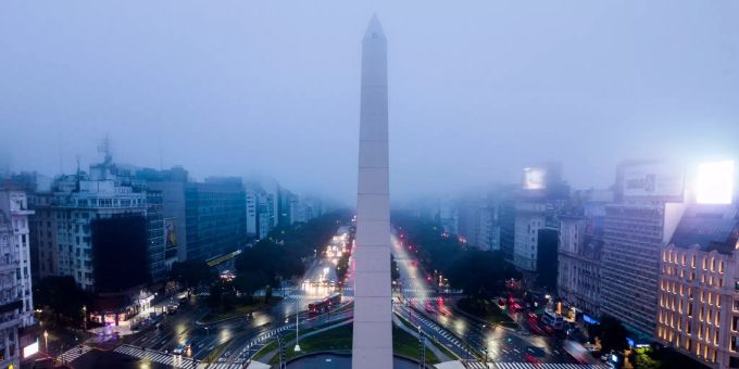 Das 67,5 Meter hohe Denkmal im Zentrum von Buenos Aires ist das Wahrzeichen der argentinischen Hauptstadt. (Archivbild) argentinien