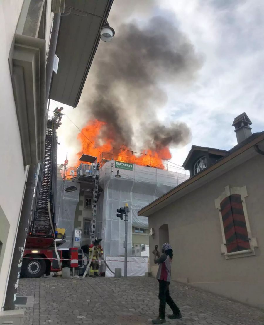 Feuer im Morellhaus