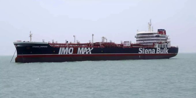 Der Tanker Stena Impero wurde gestoppt. Stena Impero