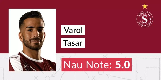 Die Nau-Note für Varol Tasar. Die Nau-Note für Varol Tasar.