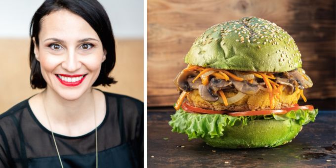 Wie wird Fleischkonsum grüner? Sicher nicht durch die Farbe – sondern durch Innovation aus dem Labor. Burger der Zukunft vegan