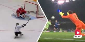 Monster-Parade - Hier kopiert Nati-Goalie Genoni Yann Sommer