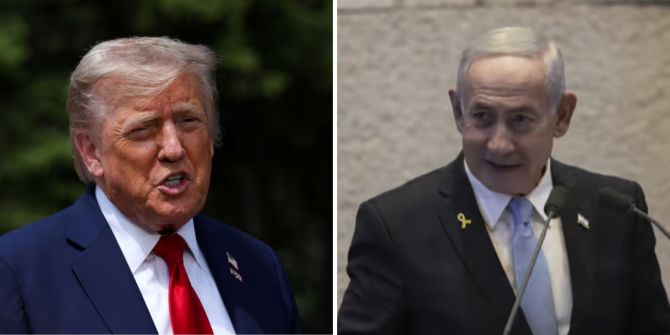 Donald Trump Benjamin Netanjahu