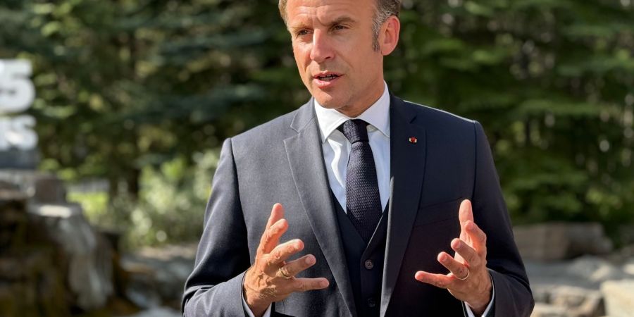 Hofft auf einen Waffenstillstand zwischen dem Iran und Israel: Frankreichs Präsident Emmanuel Macron.