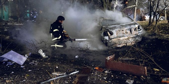 Die nordostukrainische Grossstadt Sumy nahe der russischen Grenze ist immer wieder Ziel von russischen Raketen- und Drohnenangriffen. (Archivbild) Grossstadt Sumy