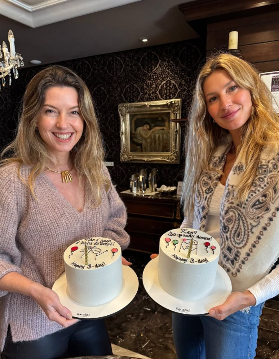 Gisele Bündchen und ihre Zwillingsschwester Patricia.