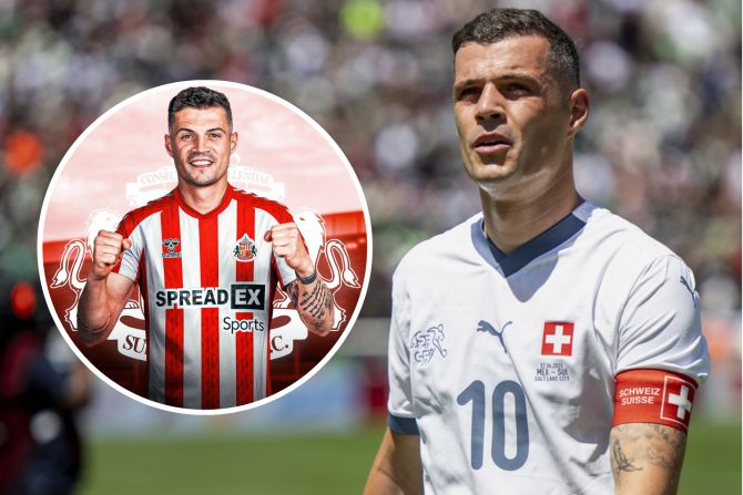 Granit Xhaka Leverkusen Sunderland