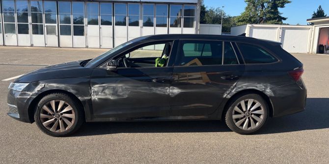 Unfall A1 Sachschaden