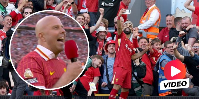 Slot singt für Klopp - Selfie & Gesänge: So feiert Liverpool in Anfield