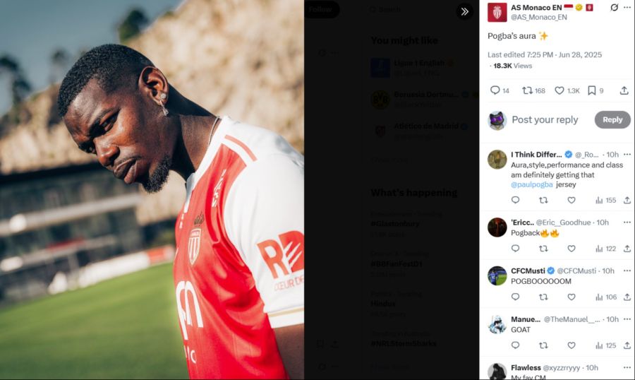 Der mittlerweile 32-Jährige hat nun einen zweijährigen Vertrag bei Monaco unterschrieben.