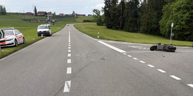 Kollision in Wittenbach