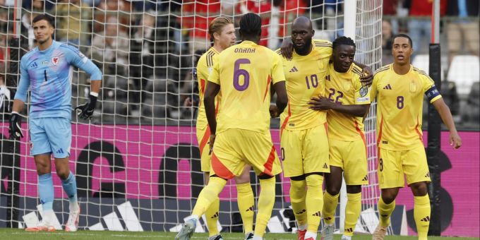 Die Belgier jubeln in der WM-Qualifikation über einen Sieg gegen Wales. Belgien