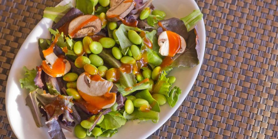 Salat mit Edamame