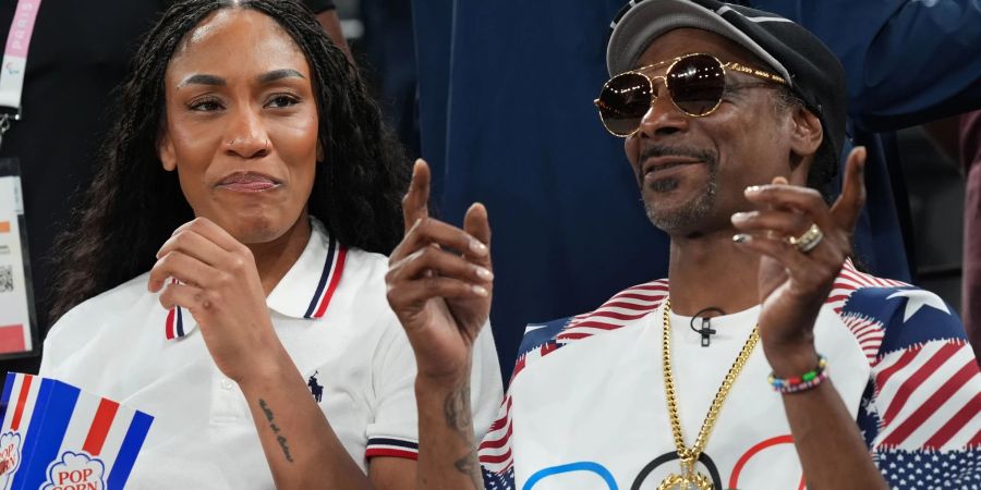 Rapper Snoop Dogg war bei den Spielen in Paris ein vielgesehener Gast. (Archivbild)