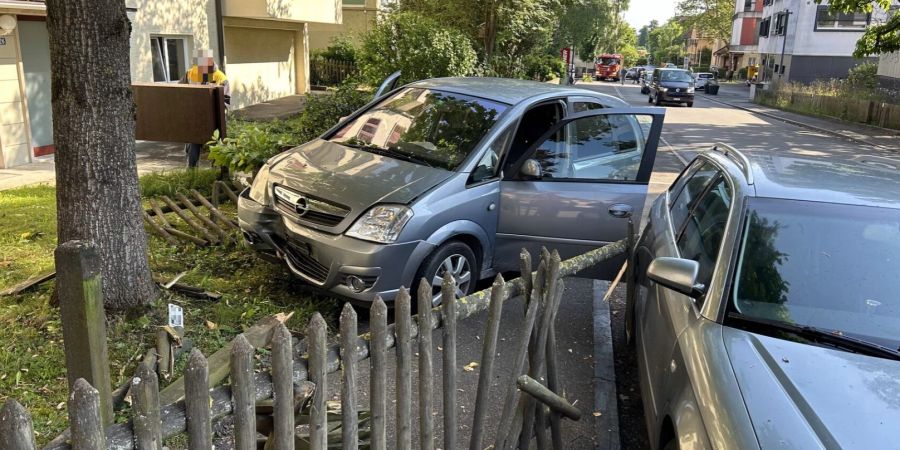 Unfall in Neuhausen