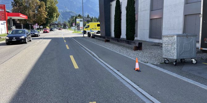 Unfallstelle Diepoldsau