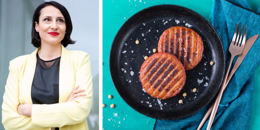 Mirjam Walser vegan Burger