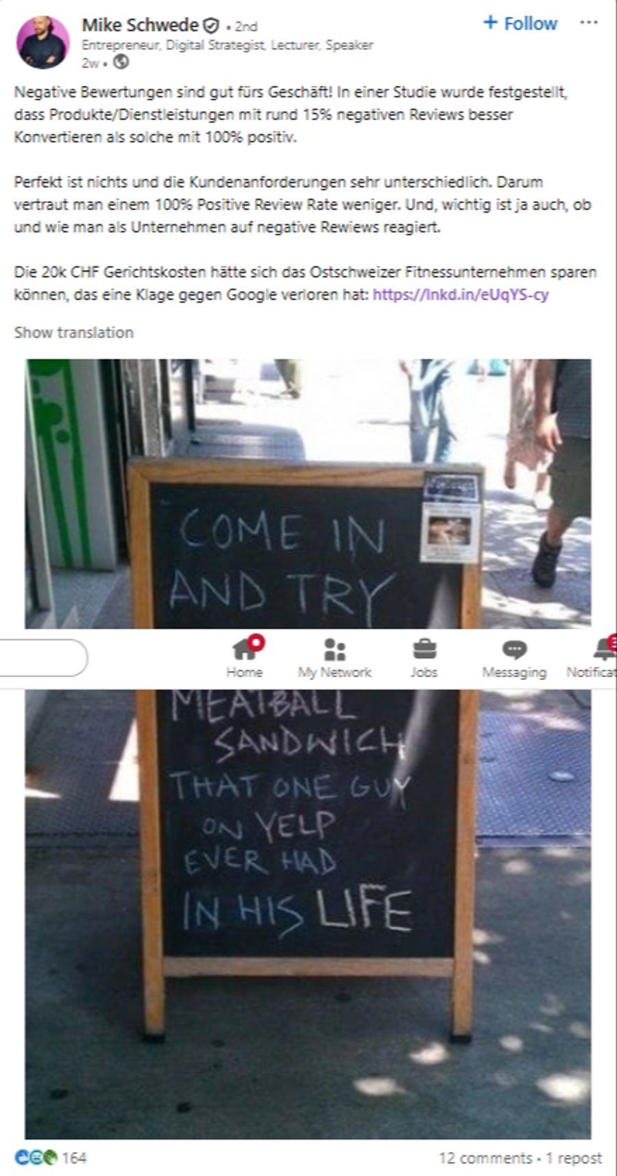 Beitrag Mike Schwede