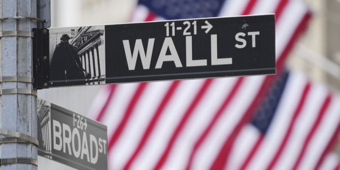 Wall Street Zeichen