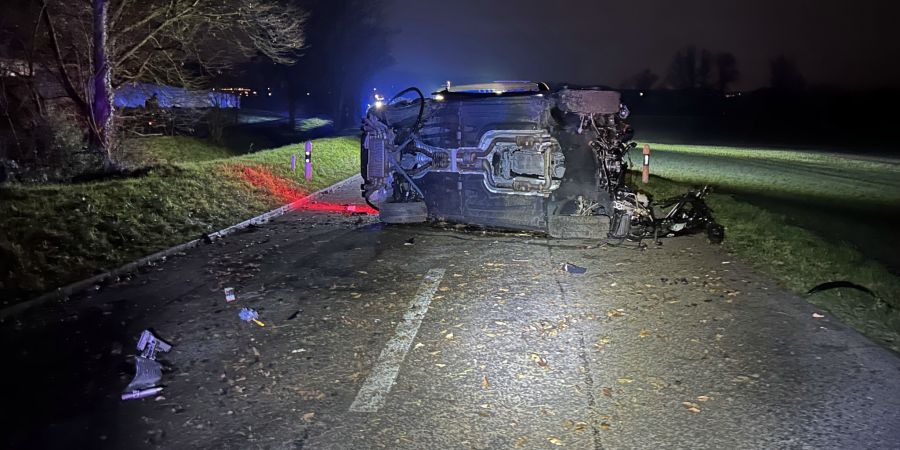 Selbstunfall Unterlunkhofen