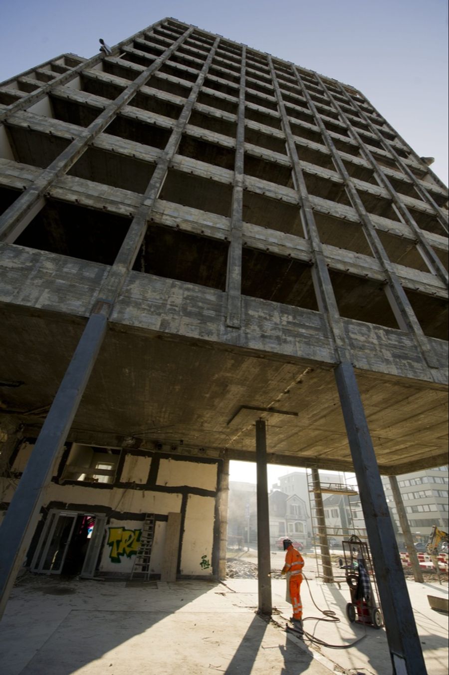 Das Hochhaus im Matthof-Quartier in Luzern wird komplett saniert. (Symbolbild)
