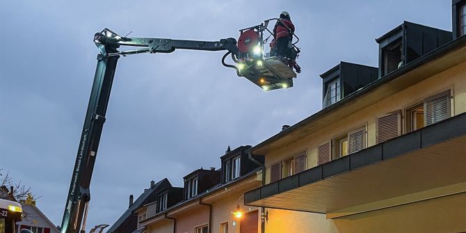 Feuerwehreinsatz Laufen BL